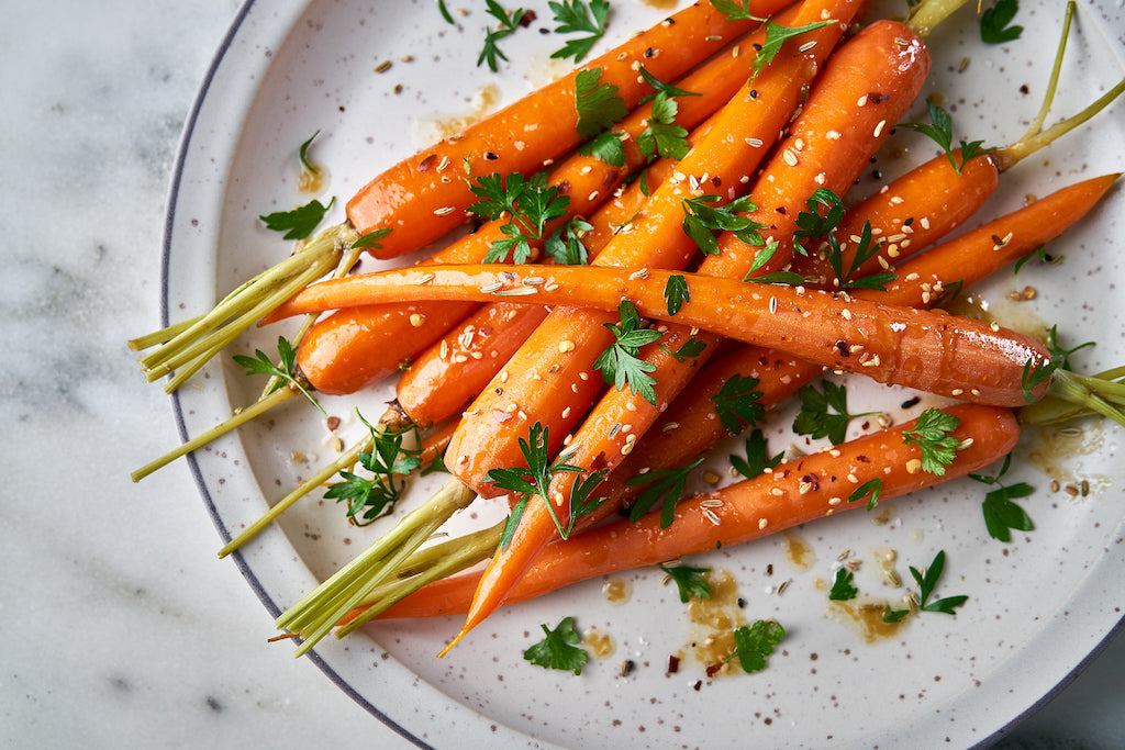 vegan sous vide carrots