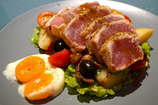 Tuna Niçoise Salad With Sous Vide Egg