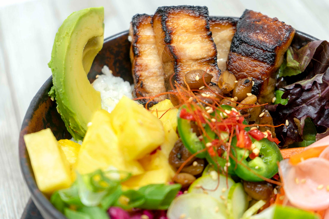 Sous Vide Pork Belly Bowl with #anovafoodnerd Jessica Nelson