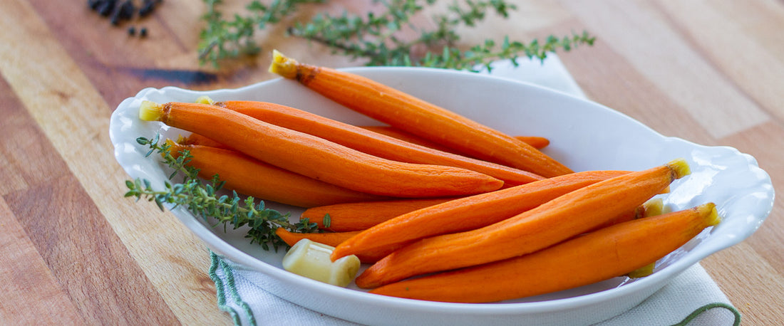 Sous Vide Petite Pickled Carrots