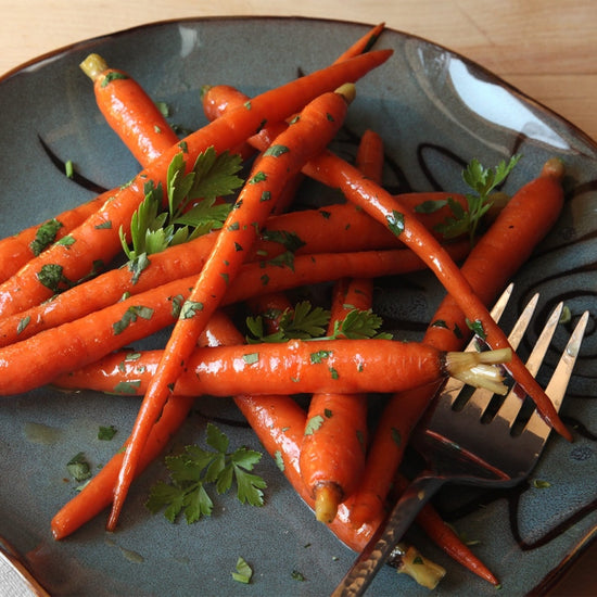 sous vide glazed carrots