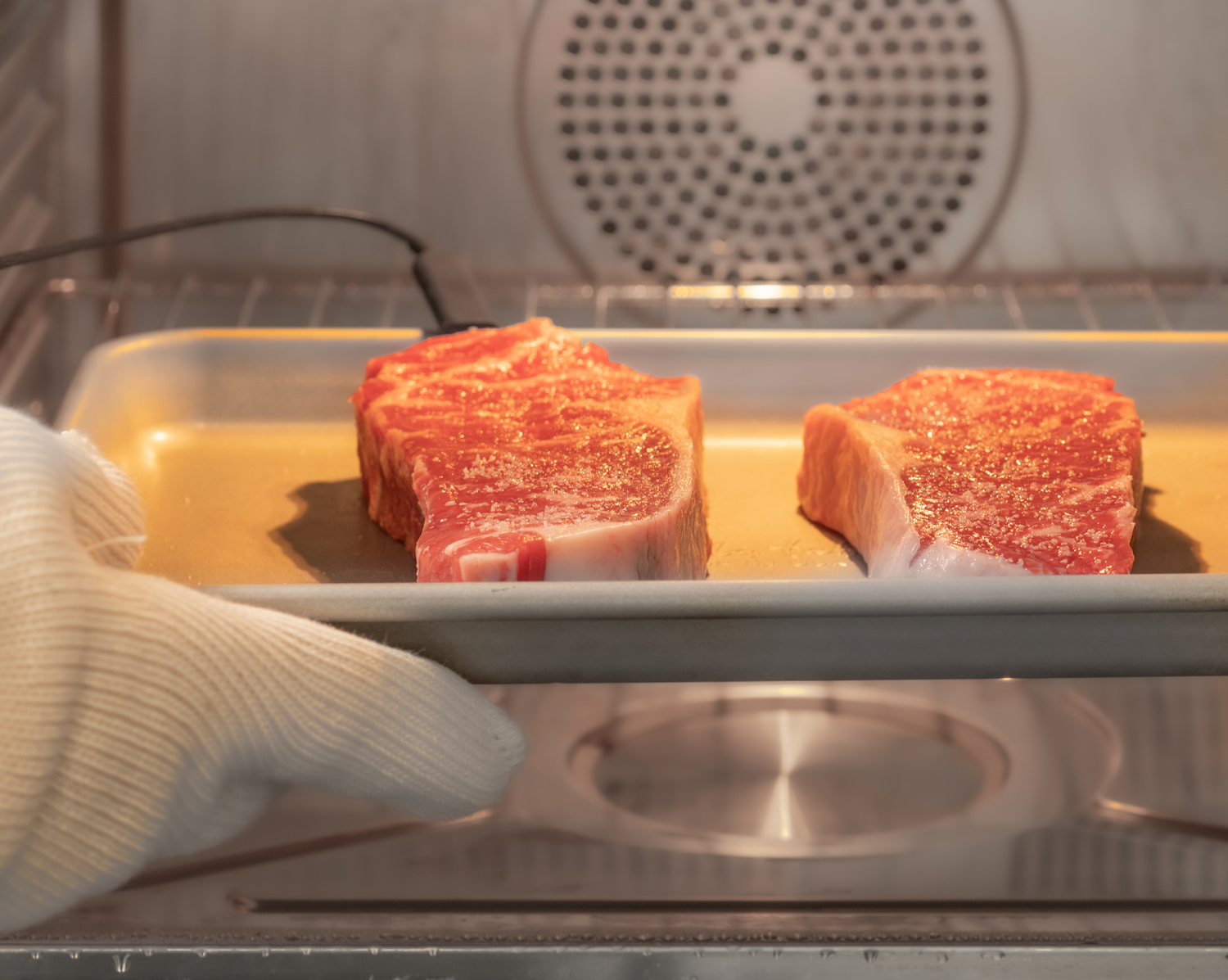 Steak in Anova Precision Oven