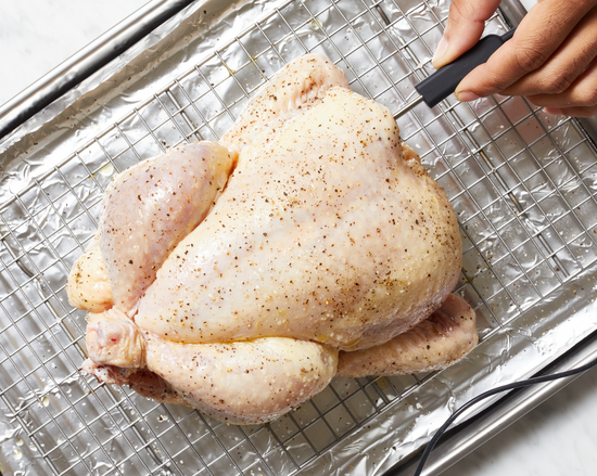 Kuře pečené metodou Sous Vide se sondou v troubě Anova Precision