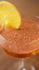 Cocktail met sinaasappelkruiden gin en chocolade