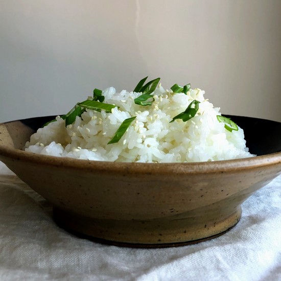 Rijst gekookt in Anova Precisie Oven
