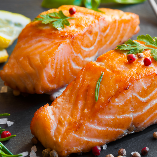 perfectly cooked sous vide salmon