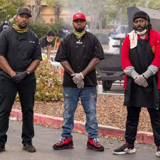 Trio stojące za 3 Black Chefs
