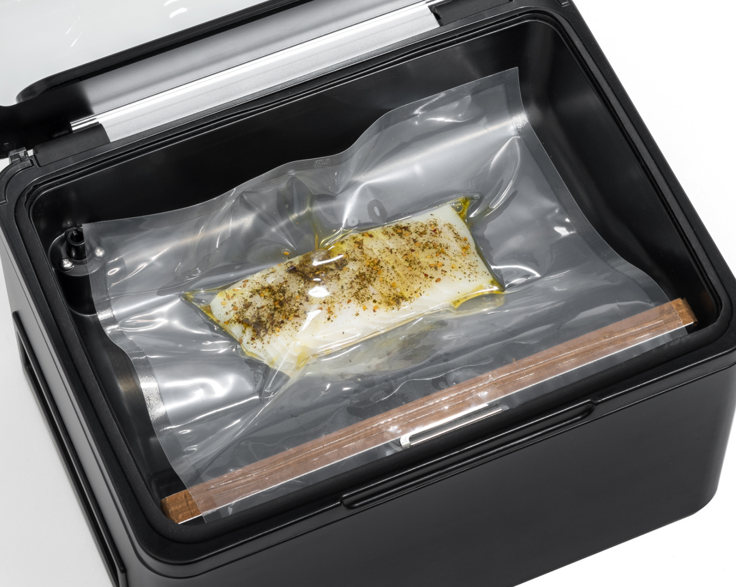 Hälleflundra i Anova Precision Chamber Vacuum Sealer